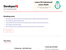 Tablet Screenshot of developeriq.in